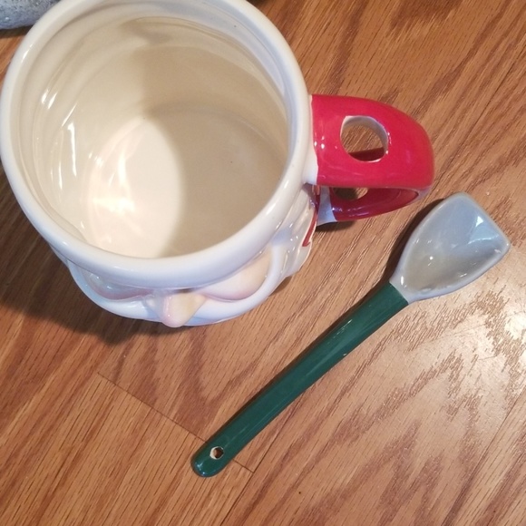 Santa mug with spoon - Picture 3 of 8